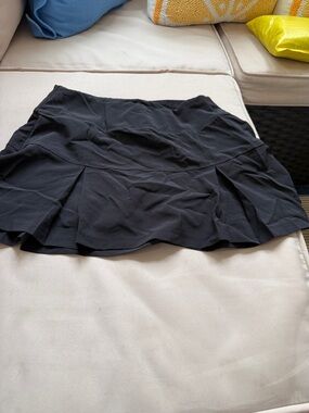 Eton Black Pleated Mini Skirt